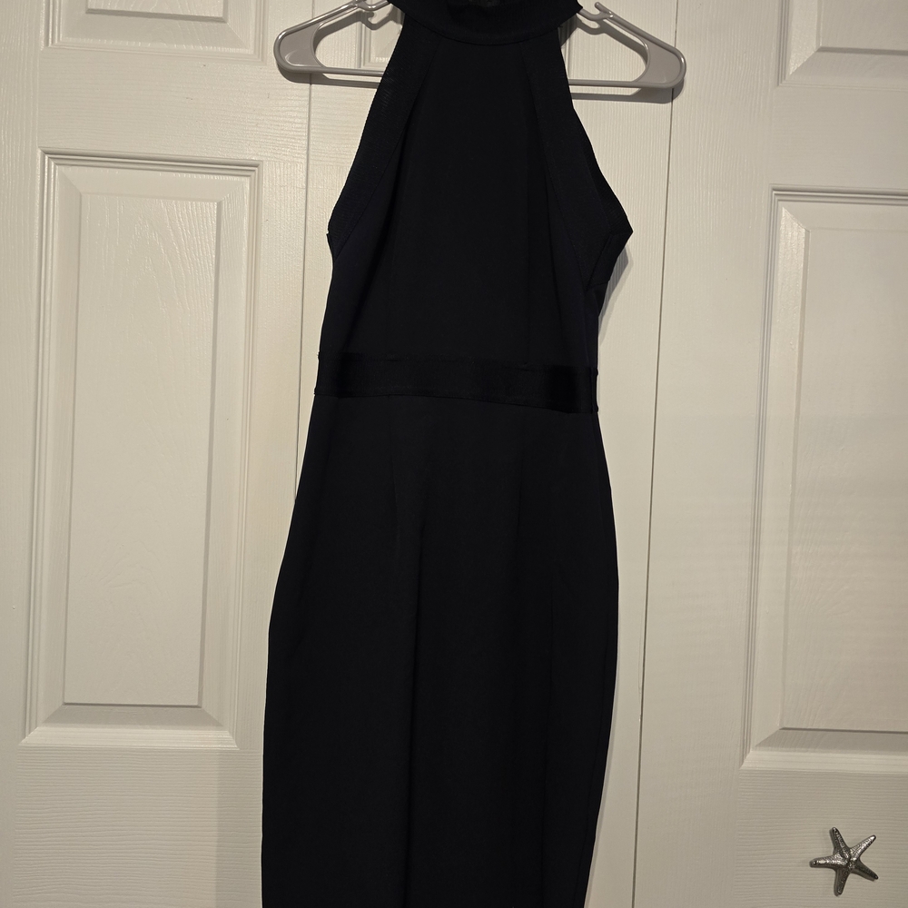 H&M Elegant Black Halter Dress